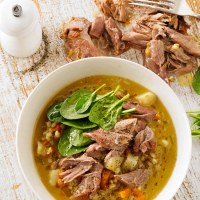 Veal Shank Barley Soup